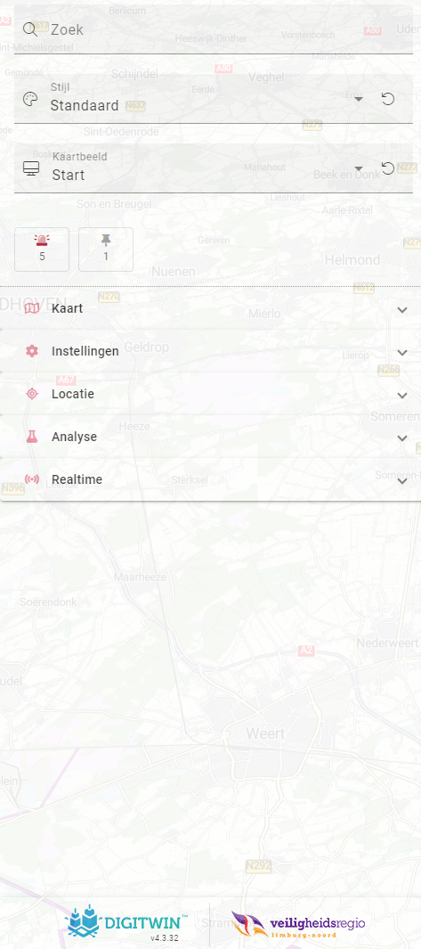 Buienradar met neerslagvoorspelling