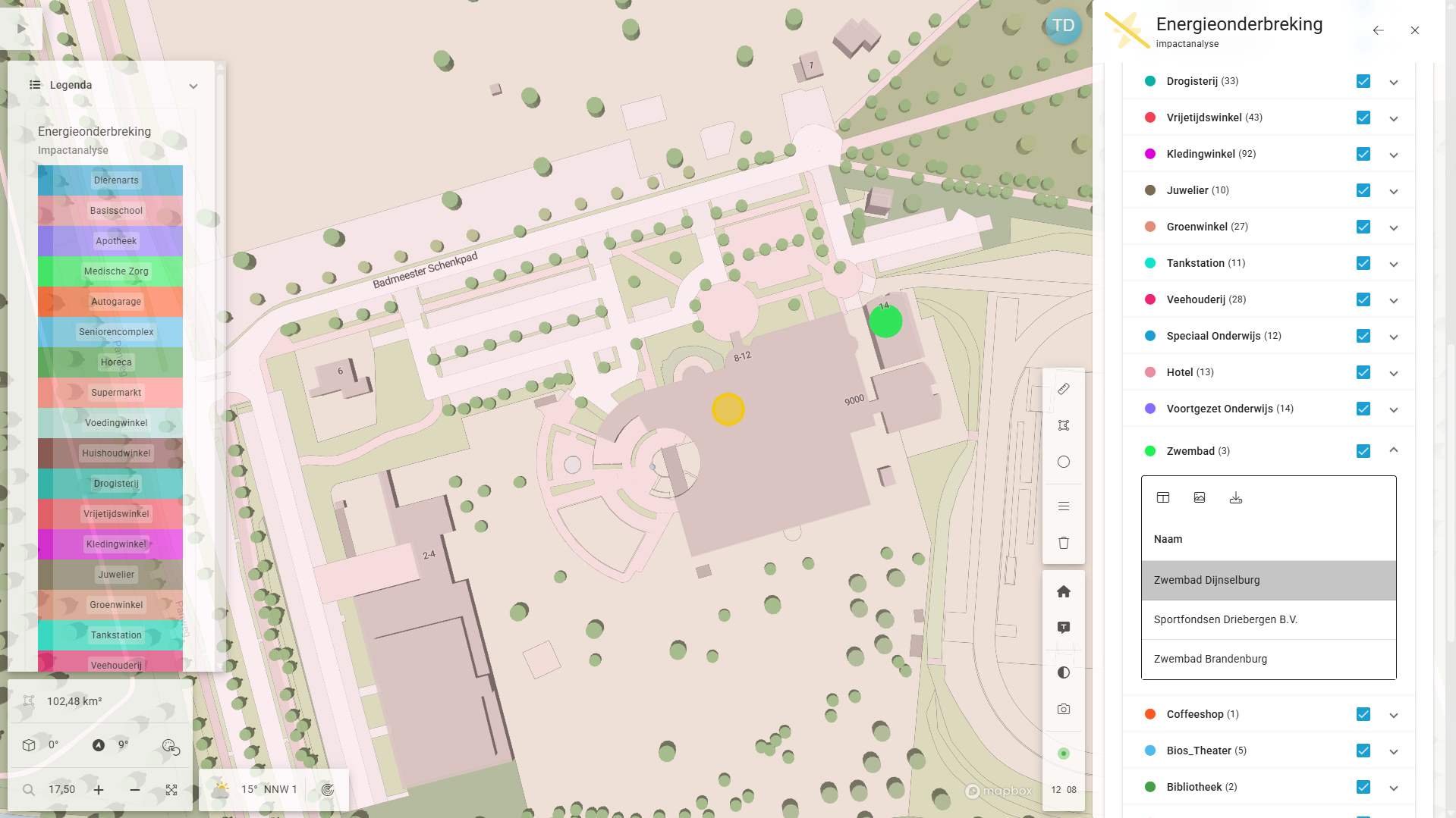 Navigeren naar individuele locaties